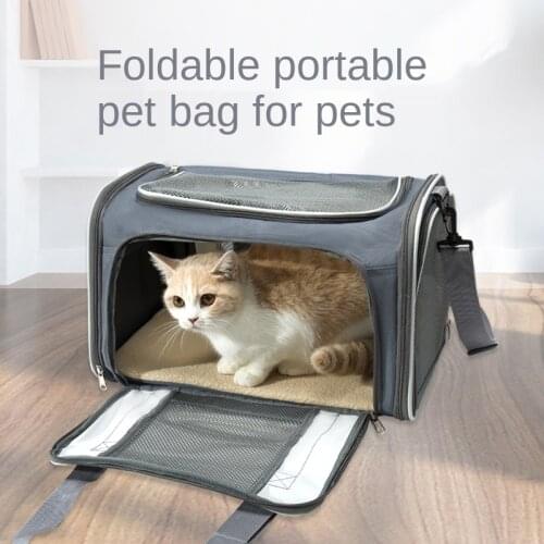 Cat Carrier Bags Small Dog Cat Backpack Window Mesh Pet Transporter Carrying Bag Airline Approved Soft Sided Backpack For Cats