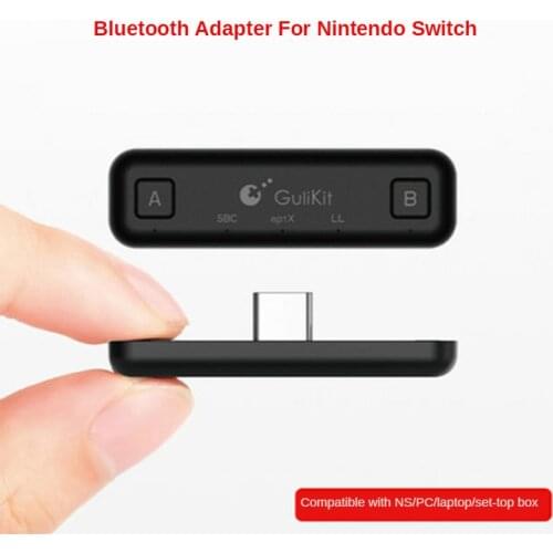 For Nintendo Switch Bluetooth 5.0 Adapter Super Slim for Airpod wireless Connecting for Speaker Headset Driver-Free Universal
