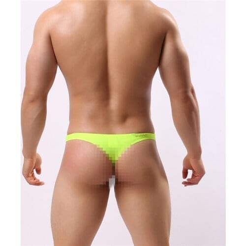 WD191 sexy solid low wait gay men swimwear bikinis hot tight thong swim shorts swimsuits men spa bathing suits pool swim briefs