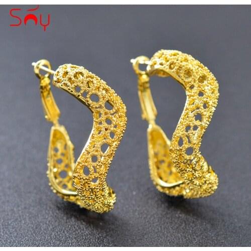 Sunny Jewelry Big Hoop Earrings For Women High Quality Jewelry Hot Selling Earrings For Party Wedding Bohemia Jewelry Findings