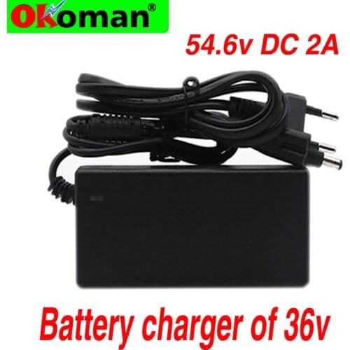 36V battery charger Output 42V 2A Charger 48v battery charger 54.6V Lithium Li-ion Charger For 10S 13S 36V 48V Electric Bike