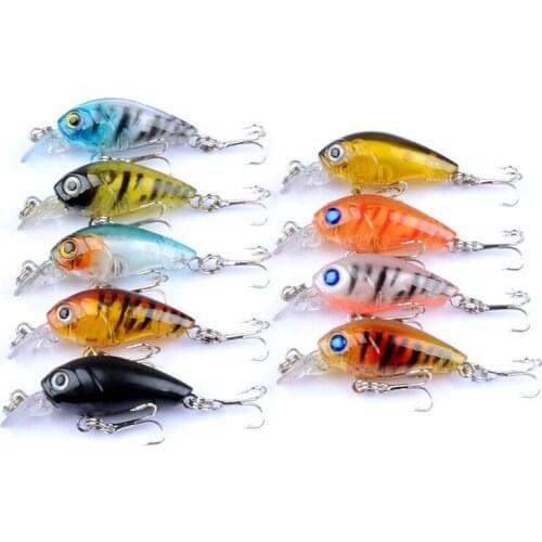 1PCS Minnow Fishing Lure 45mm 3.6g Topwater Hard Bait Wobbler Jig Bait Crankbait Carp Striped bass Pesca Fishing tackle SwimBait