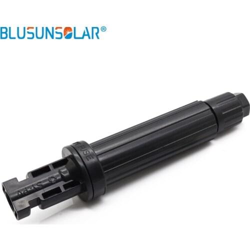 BLUSUNSOLAR 10PCS 1000V DC Waterproof PV Solar Solar Male in line Fuse Connector Holer Overcurent Protection With 1A-20A Fuse