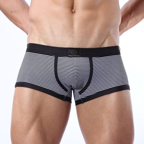 Brave Person Brand Underwear Cotton Lycra Mens Boxer Shorts Knitting Breathable Comfortable Underwears Homens Boxers