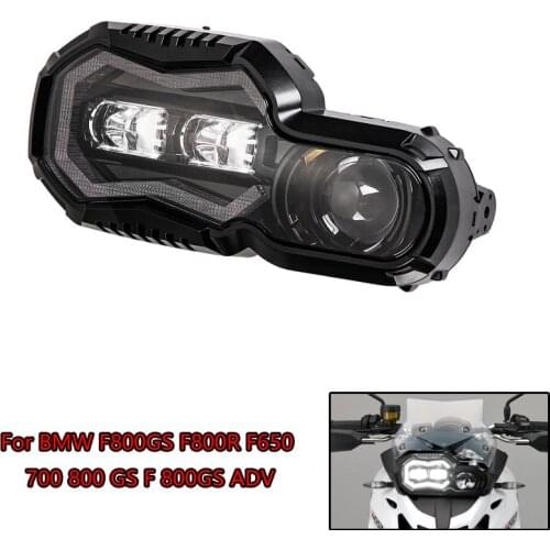 For BMW F800GS, F800R, F650GS F700GS ADV Adventure Motorcycle High Beam And Low Beam Complete LED Projector Headlight Assembly