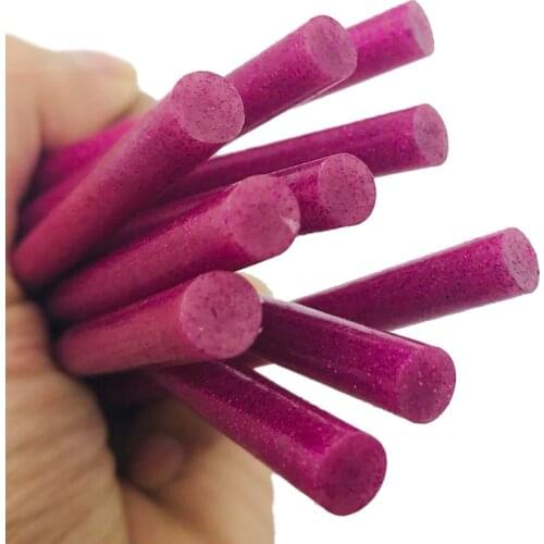 10pcs Colourful 7mm*100mm Glitter Hot Melt Glue Sticks For Glue Gun Craft Phone Case Album Repair Accessories Adhesive Stick