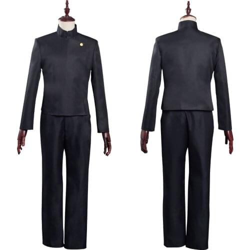 Anime Jujutsu Kaisen Gojo Satoru Cosplay Costume School Uniform Outfits Halloween Carnival Suit
