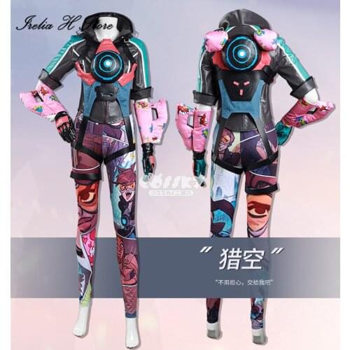 Tracer cosplay costume coat shirt pants daily set suit
