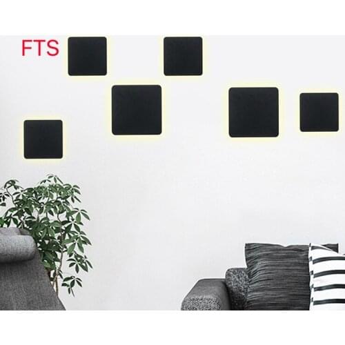 Creative wall light LED modern round square wall light minimalist bedroom combination living room wall lamp