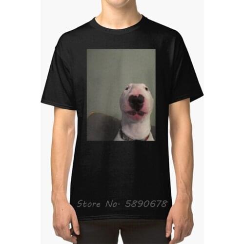 Men Cotton T-Shirt Puppernelson Nelson The Bull Terrier Nelson Nard Dog Walter Meme Bull Tshirt Men Cotton Tees