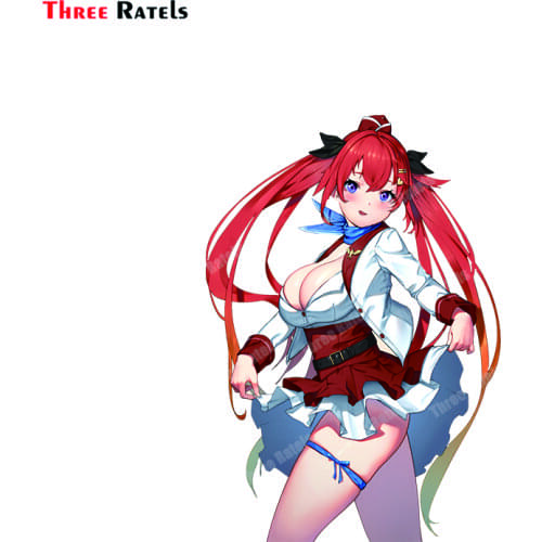 Three Ratels B134 May Of Doom Last Origin Anime Hentai Sexy Girl For Subaru Xv Stickers Window Wall Bumper Door Auto Body Decal