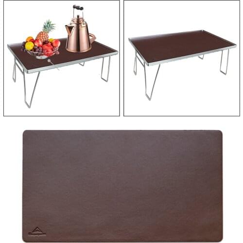 Nordic PU Leather Placemat Non-Slip Table Mat Waterproof for Home Decoration