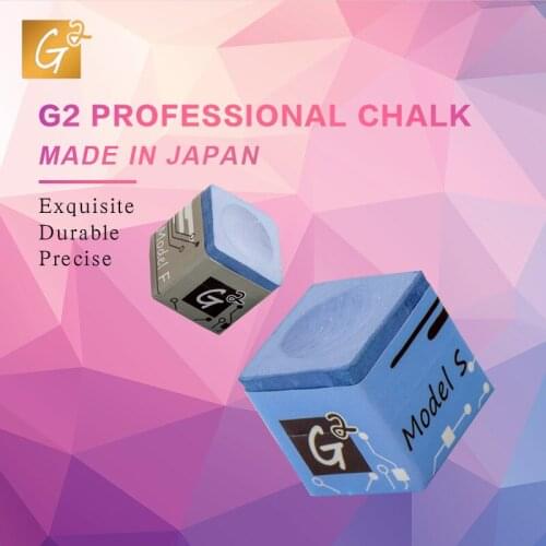 Original Japan G2 Chalk Billiard Magnetic Chalk Fine Powder MODEL F(soft) MODEL S(so soft) Non-stick Billiards Accessories
