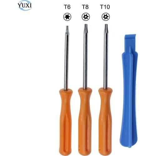 YuXi T6 T8 T10 Screwdriver DIY Tool Torx Driver For Xbox One S Controller for Xbox360 PS4 PS3 Replacement Part