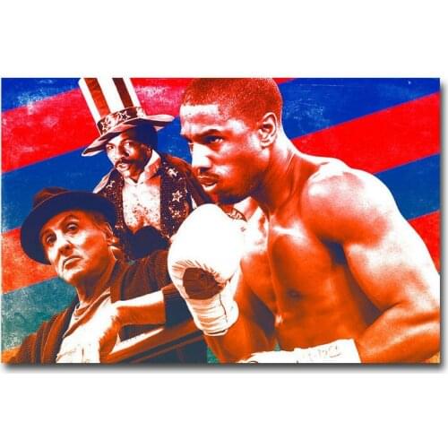 J0111 Creed II Movie 22 Wall Sticker Silk Poster Art Light Canvas Home Decoration