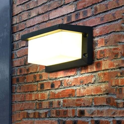 Thrisdar 18W Outdoor Led Wall Light With Motion Sensor Waterproof Surface Mounted Wall Lamp Villa Courtyard Gate Balcony Sconce