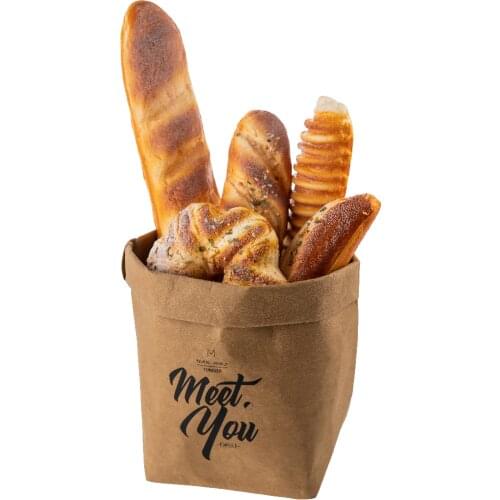 Advanced artificial bread Simulation of European bag of big bread Food photography props baking shop window display