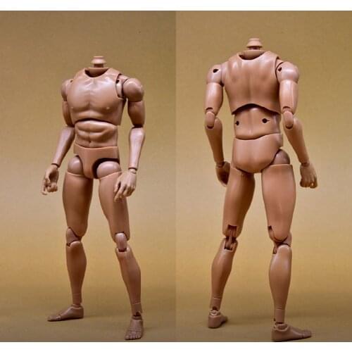 In Stock TOYSCITY BD011/6 Male Narrow Shoulders Body Model 12'' Flexible Action Figure Toys