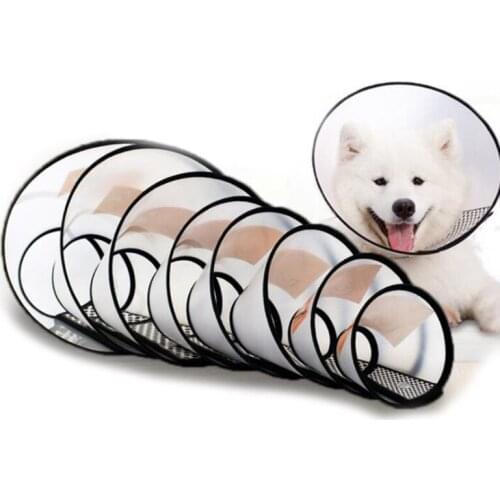 Elizabeth Collar For Dog Cat Protective Collar Neck Wound Healing Cone Prevention Pets Bathing Grooming Pet Dog Accessories