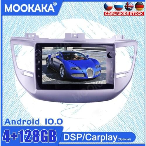 4+128G Android10 For Hyundai Tucson 2014-2018 Car GPS Navigation Auto Radio Stereo Video Multimedia Player Carplay HeadUnit