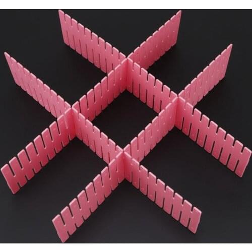 Acrylic Organizer Storage Box 4Pcs DIY Plastic Drawer Organizer Adjustable Drawer Dividers Separators Acrylic Box Remote