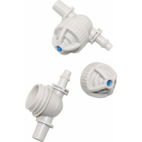 5pcs foggers anti drip valve or leak proof device for micro irrigation Gray Ball-Type Anti-Drip Device Stop Valve 5mm to 7.5mm