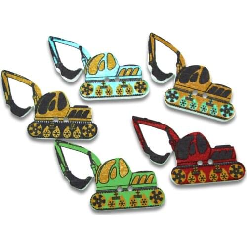 50pcs Mixed Excavator Buttons For Clothes Knitting Needles Crafts Sewing Scrapbooking DIY Fabric Needlework Accessories