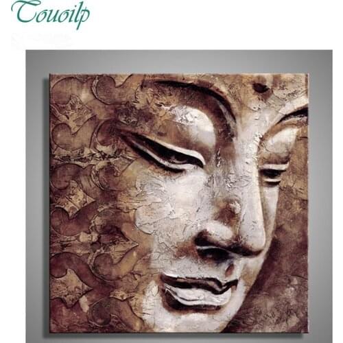 Diy 5d diamond Paintings Buddha Wall Art Decoration, Home Decor diamond embroidery Modern Wall Pictures For Living Room stickers