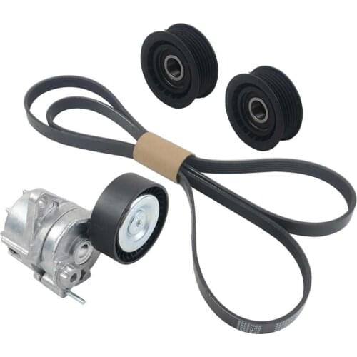 AP02 V-Ribbed Belt-Set + Tensioner 9091602584 6112000470 For Mercedes Benz W203 W204 CL203 S203 S204 C209 W211 S211 W220 W639