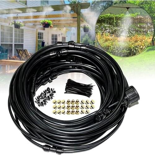 Automatic Fogger Water Garden Sprayer Kit Watering Irrigation Nozzles Outdoor Misting System For Greenhouse Gardening Tools