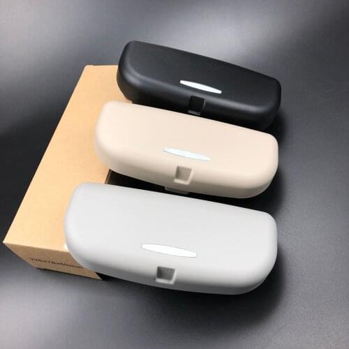 Car Accessories Sun visor Glasses Case For SEAT Ibiza Leon Toledo Arosa Arona Alhambra Exeo FR Supercopa Mii Altea Cordoba cupra