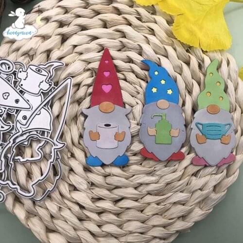 Bunnymoon Three dwarfs Metal Cutting Dies Embossing Scrapbooking Stencil Craft Cut Dies For DIY Card Crafts Handmade