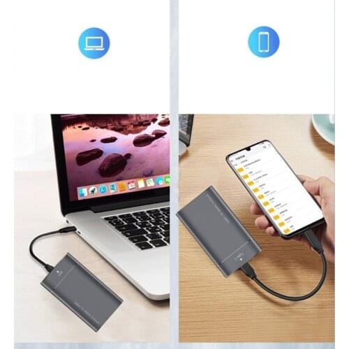 40JB Type-C HDD Case Enclosure for 1.8 inch Sata3 Box Mini-SATA SSD to USB3.1/3.0