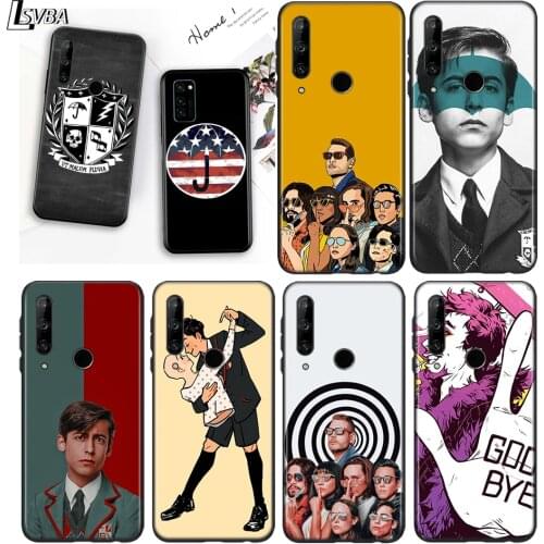 Silicone Cover Umbrella Academy For Huawei Honor 7C 7A 7S 8 8A 8X 8C 8S 2019 2020 9 lite 9X Pro Black Phone Case
