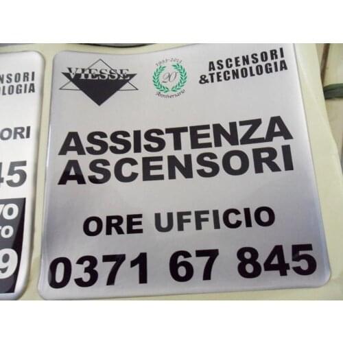 Custom Logo Design Waterproof UV Resistant Reflective Base Resin Dome Epoxy Label Sticker Printing