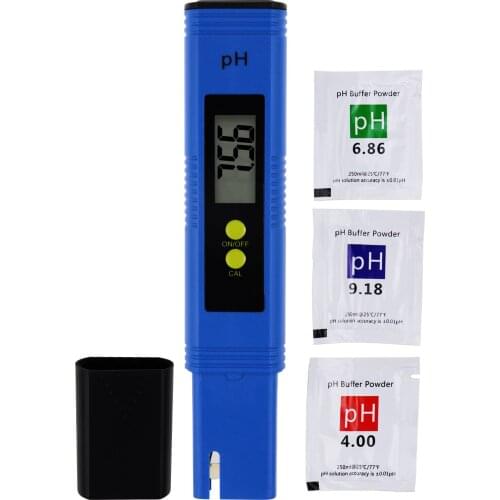 Pentype Water Quality pH Meter Liquid Acidity Tester 0.01pH Accuracy for Aquarium, Pool, Spa, Laboratory, Household