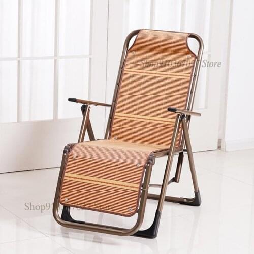 Summer Reclining Chair Balcony Leisure Chair Folding Chair Single Nap Chair Beach Chair Office Lunch Chair Armchair