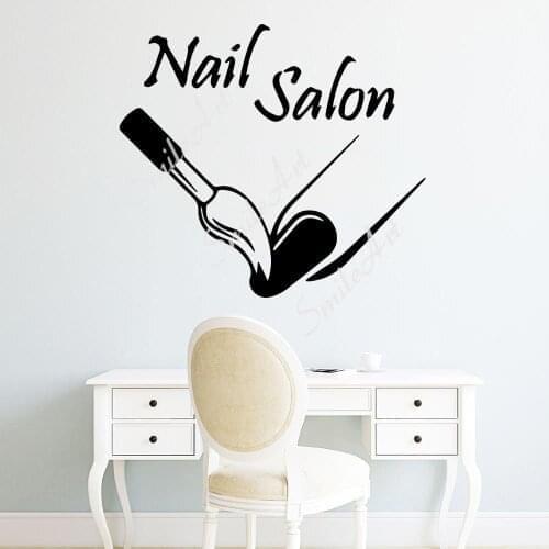 Cartoon Beauty salon Wall Sticker Vinyl Art Home Decor For Kids Rooms Decoration Mural Custom