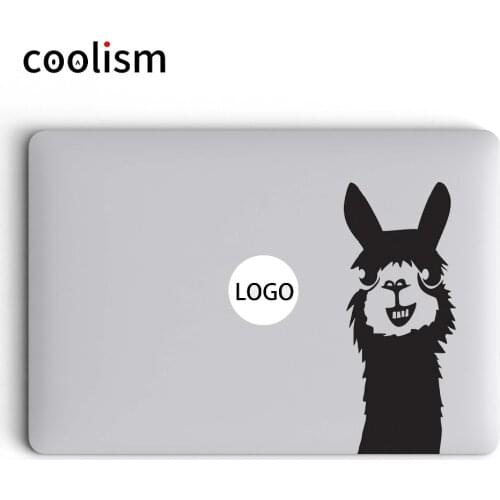 Cute Llama Laptop Sticker for Macbook Decal 13 Pro Air Retina 11 12 15.6 inch Mac HP Mi Dell Acer Animal Notebook Skin DIY Decal