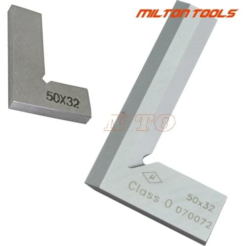Stainless Steel Class O grade 50*32mm Bladed 90 Degree Angle Try Square Ruler Bevel knife edge angle ruler Measuring Tool