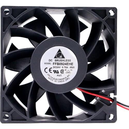 New original FFB0924EHE-FOO ROO 9238 9cm 24V 0.75A acs510 550 ABB inverter high wind volume violent cooling fan