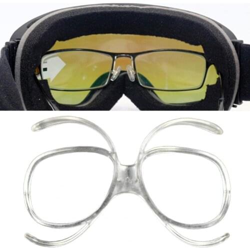 Goggles Myopia Frame Anti-Scratch Insert Design Comfortable to Wear Snowboard Goggles Myopia Lens Frame for Outdoor goggles