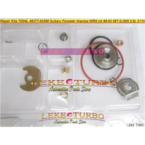 Turbo Repair Kit kits TD04L 49377-04300 14412-AA360 AA140 Turbocharger For SUBARU Forester Impreza WRX-NB 1998-03 58T EJ205 2.0L
