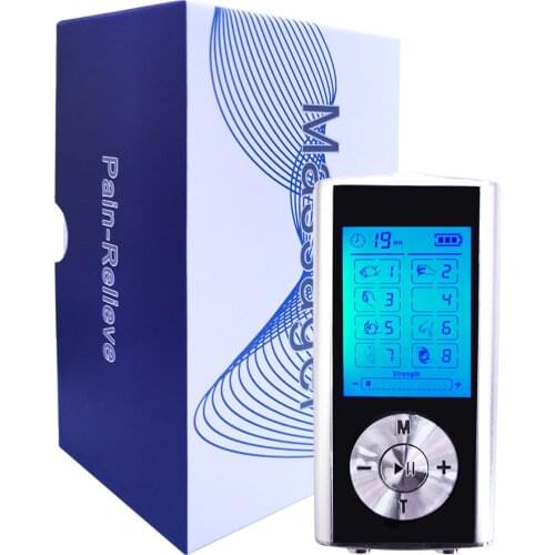 8-Mode TENS Unit Muscle Stimulator Rechargeable EMS TENS Machine Body Massager Pain Relief Massage Device Therapy Health Care
