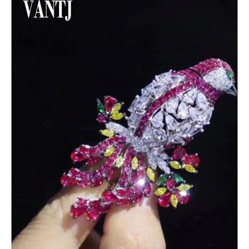 VANTJ Bird Brooches For Clothes