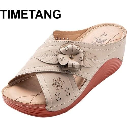 TIMETANG Women Sandals Beach Shoe Leisure Female Shoes Clip Toe Casual Dual-purpose Sandal Soft Shoes Lovers Sandals 36-41