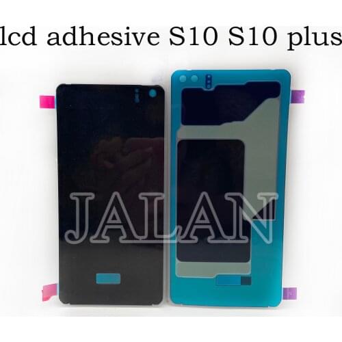 10pcs LCD Back Sticker For Samsung S10 S9 S8 Plus/Note 8 9 10 Plus LCD Adhesive Sticker Replacement Refubish