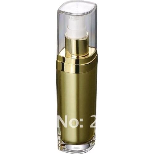 30ml pearl white eye shape press pump bottle,cosmetic container,press pump bottle ,Cosmetic bottle Cosmetic Packaging