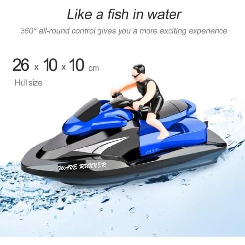 809 2.4G Remote Control Motorboat Water Speedboat Yacht Airship RC Boat Waterproof Electric Childrens Toy Boat
