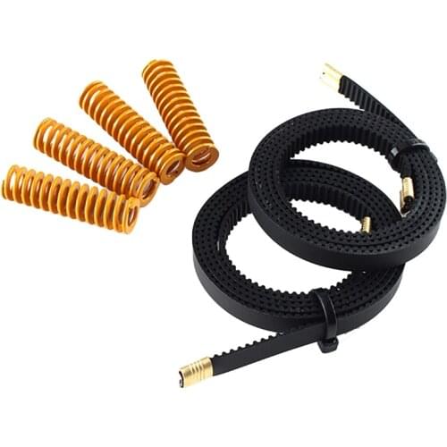 For 3D Printer Accessories Ender3 XY Axis Opening GT2 Belt Copper Sleeve +4 PCS Hot Bed Imported Spring Kit